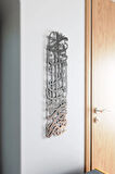 Kasas Suresi Dikey Tasarım Boyalı Duvar Dekoru 25x99cm