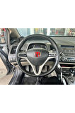 Honda Civic Ies Makyajlı-fd6-fb7 Fc5 Uyumlu 2006-2012/ 2012-2016 Kırmızı Direksiyon Logosu 5x4 Cm