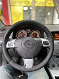 Opel Astra H Araca Özel Direksiyon Kılıfı Siyah Dikişli ( ORJİNA Derisi SÖKÜLÜP YAPILACAKTIR )