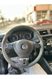 Volkswagen Jetta 2011-2014 Araca Özel Direksiyon Kılıfı (DERİSİ SÖKÜLÜP YAPILMASI GEREKİYOR)