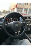 Volkswagen Jetta 2011-2014 Araca Özel Direksiyon Kılıfı (DERİSİ SÖKÜLÜP YAPILMASI GEREKİYOR)