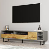 TV Sehpası Vega Gri Kilim 180 cm