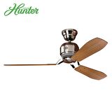 Ömür boyu motor ve sessizlik garantili Hunter - Industrie Fırçalanmış Nikel - 132 Cm. Tavan Vantilatörü