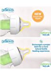 Yeni Geniş Ağız Gaz Yapmayan Cam Biberon 270 ml + Level 3 Biberon Emziği Set