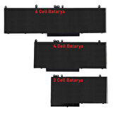Dell ile Uyumlu Latitude 15 E5570, 3510, M3510, P48F Batarya Pil 6 CELL