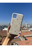 İnfinix Hot 30İ Uyumlu Çiçekler Tasarımlı Telefon Kılıfı - Krem