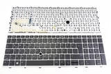 Hp Elitebook L48505-001 L48505-141 L17971-001 ile Uyumlu Notebook Klavye - Tuş Takımı / Siyah - TR