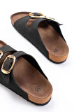 Siyah Günlük Birkenstock Kadın Terlik