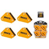 İNGCO MANYETİK KAYNAK TUTUCU 4LÜ SET