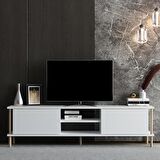 TV Sehpası Afra Beyaz 150 cm