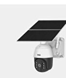Inox 213 3MP 4G/LTE Güneş Enerjili Güvenlik Kamerası IP65 | Renkli Gece Görüş | SD Kart ve Bulut Desteği