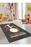 Basketbol Halısı Yıkanabilir Kaymaz Taban Çocuk Odası
