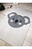 Koala Desenli Halı Yıkanabilir Kaymaz Taban Bebek Odası