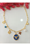 GOLD ZİNCİR  ÖZEL TASARİM BUTİK KOLYE