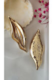 AÇIK UZUN METAL GOLD KÜPE