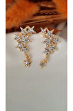 ZİRKON YILDIZ METAL GOLD KÜPE