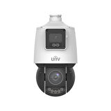 Uniview IPC94144SFW-X25-F40C 2x4 MP IP 4.8-120mm Mot. Lens- 4mm Sabit Lens Ses-Alarm Güvenlik Kamerası