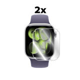 Apple Watch Series 11 Ile Uyumlu Hydrogel (İNCE TPU) Ekran Koruyucu (2 ADET)