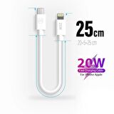 Apple Iphone 11 - 11 Pro - 11 Pro Max Hızlı Şarj Kablosu Type C - Ligtning Pd 20w 25cm
