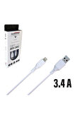 iPhone 8 Plus Şarj Kablosu  3.4A USB - Ligtning
