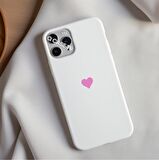 İphone 14 Uyumlu Kalp Logolu Telefon Kılıfı