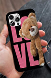 İphone 17 Pro Max Uyumlu Love Ayıcık Tasarımlı Premium Telefon Kılıfı