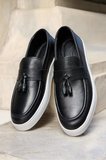 Tassel  %100 Hakiki Deri Erkek Loafer Ayakkabı, Günlük Casual Ayakkabı