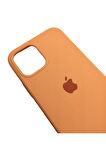 İphone 12 Pro Max Uyumlu Lila İthal İçi Kadife Süet Logolu Silikon Lansman Altı Kapalı Kılıf