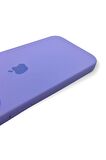 İphone 13 Pro Max Uyumlu Açık Gri İthal İçi Kadife Süet Logolu Silikon Yüksek Kalite SilinebilirLansman Kılıf Altı Kapalı Tam Kasa Koruma