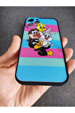 Iphone 12 Pro Uyumlu Kamera Korumalı Looney Tunes Tuşları Renkli Telefon Boyun Askılı Set Kılıf