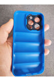Iphone 13 Pro Uyumlu Puffer Case Kamera Korumalı Puf Kılıf