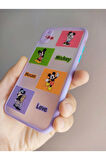 Iphone X / Iphone Xs Mickey Mouse Tasarım Tuşları Renkli Kılıf