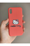 Iphone X Iphone Xs Hello Kitty Tasarım Telefon Boyun Askılı Set Kılıf