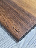F&S WoodArt IROKO TEK PARÇA - YEKPARE - MASİF Doğal Ağaç Ahşap Büyük Boy 40 x 27,5 Cm Kesme Tahtası