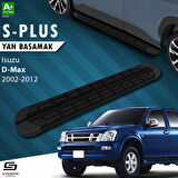S-Dizayn Isuzu D-Max S-Plus Siyah Yan Basamak 203 Cm 2002-2012 A+ Kalite