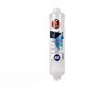 ROBY 12" İNLİNE KAPALI KASA NSF 5 MİKRON ŞEFFAF SEDİMENT FİLTRE 3625 1NO ÇUBUKLU