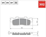 GOLD AD 302 FREN BALATA SİNTER METAL
