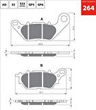 GOLD AD 264 FREN BALATA SİNTER METAL