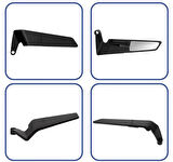 RKS QJ SRK 550 Kanat Ayna H2 Katlanır Naked Model Küçük  HSBK037