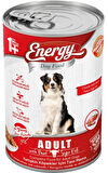 Energy Sığır Etli Yetişkin Yaş Konserve Köpek Maması 400 Gram  
