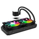 INCA ISS-02XN INTEL/AMD 2X120mm ARGB Led Fanlı AM5 Control Remote CPU Liquid Cooler