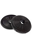 Ade 604-5 9207291100 Bacasız Ankastre Davlumbaz Aspiratör İçin 2'li 1 Takım Karbon Kömür Filtre
