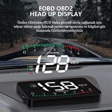 TOYOTA için 3.5 Inç Motor devri Hız Sıcaklık akü Digital Gösterge ekranı HUD head EOBD
