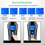 Bisiklet LCD Hız Göstergesi Su Geçirmez Şarjlı Led ışık KM Ekran Kronometre Bisiklet Kornası feneri