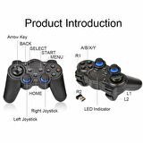2.4ghz Windows XP/7/8/10 Smartphone USB Kablosuz joystick Oyun denetleyici Kolu Gamepad Pc TvBox Ps3