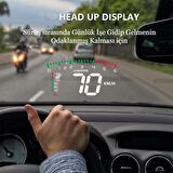 HONDA Uyumlu 3.5 Inç Motor devri Hız Sıcaklık akü Digital Gösterge ekranı HUD head EOBD