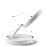 Led Işıklı Makyaj Aynası 10X katlanabilir taşınabilir Çift Taraflı Ayna USB Destekli