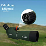 25-75X70 Zoom Monoküler Teleskop Dürbün Gece Görüşü Su Geçirmez Teleskop