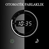 3D Modern Dijital Elektronik Sessiz LED Duvar ve Masa Saati Yaratıcı Dilsiz saat