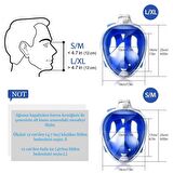 ŞNORKEL Dalış Maskesi Tam Yüz Buğu Engelleyici Fullface yüzücü maskesi Su Altı Keşifi
